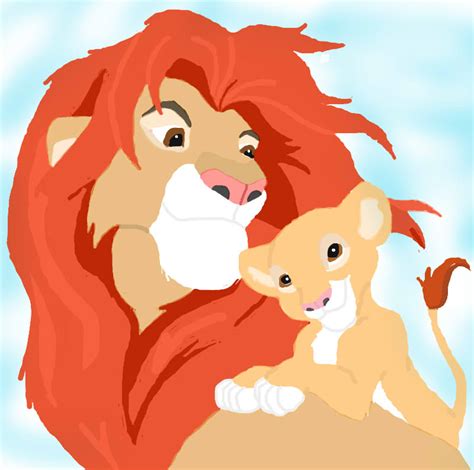 Simba and Kiara by Kenekochan01 on DeviantArt
