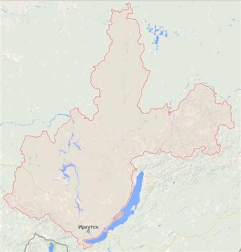 Иркутск - карта города.
