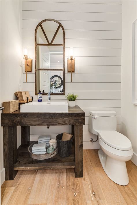 elegant shiplap bathroom walls home family style  art ideas