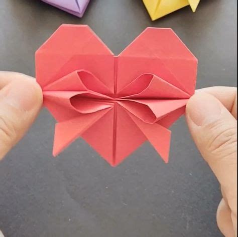 Лучшие идеи (460) доски «origami hearts» | сердечко оригами, оригами ...