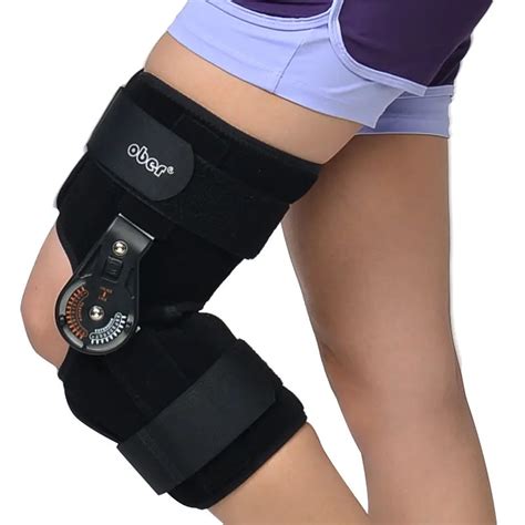 Hinged ROM Knee Brace for ACL, MCL and PCL Injury - Ober Health