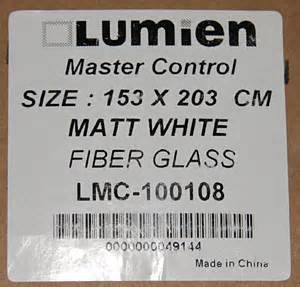 Экран с электроприводом Lumien Master Control