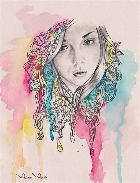 Watercolor Pencil Drawings at PaintingValley.com | Explore collection ...