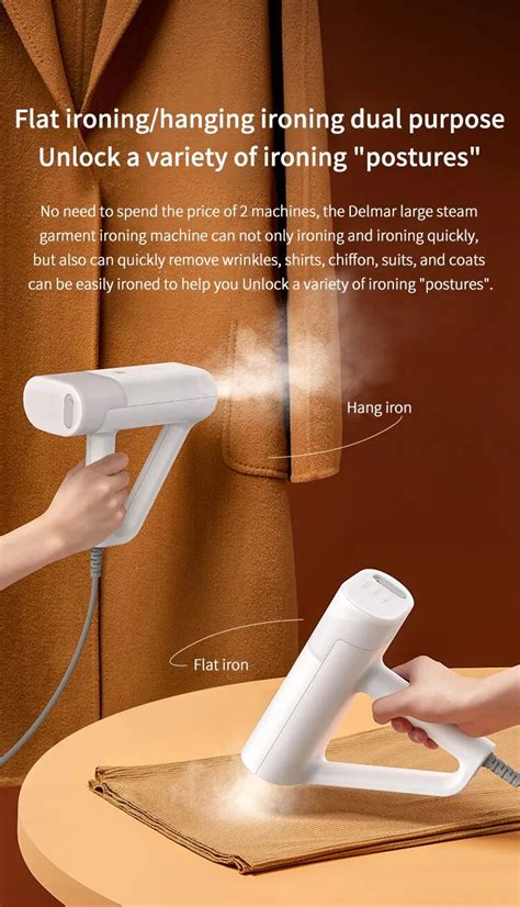Deerma HS100 Portable Handheld Garment Steamer Vertical Iron 160℃ High ...