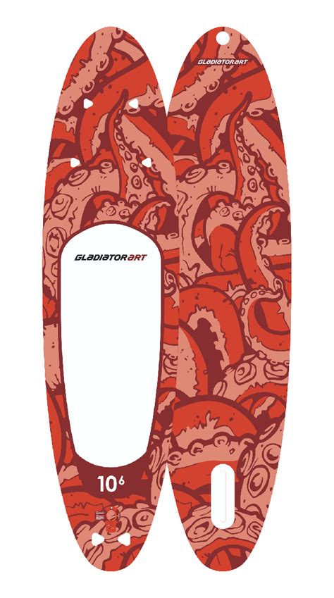Купить Сапборд Gladiator ART 10'6" x 32" OCTOPUS 2021 - надувная доска ...