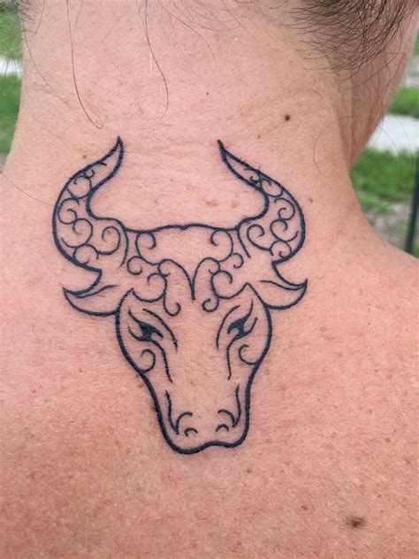 taurus tattoo for woman 3