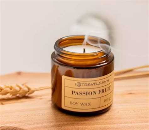 Ароматическая свеча IQTRAVELS home Passion fruit | отзывы