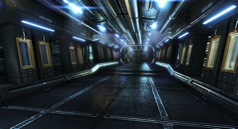 Another Sci fi Corridor by pmargacz on DeviantArt