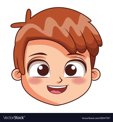 premium vector cute boy face cartoon artofit