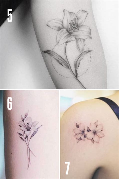 53 Lily Flower Tattoo Ideas That Are Beautiful + Meaningful - Tattoo Glee