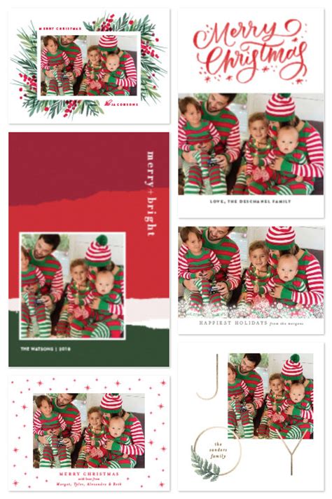 Matching Family Pajamas Holiday Photo Cards | PartyIdeaPros.com