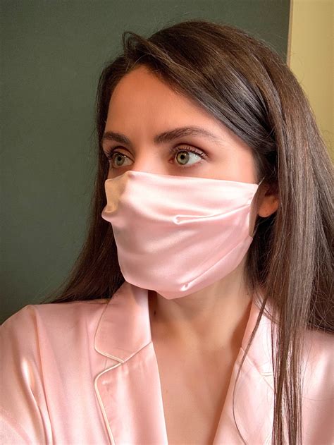 Silk Face Mask Natural Silk Mask Mouth Mask Protection | Etsy