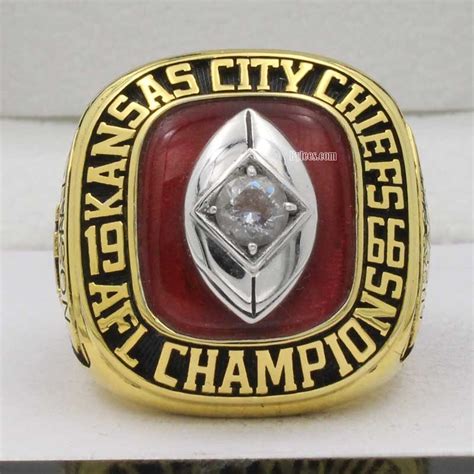 1966 Kansas City Chiefs AFL Championship Ring – Best Championship Rings ...