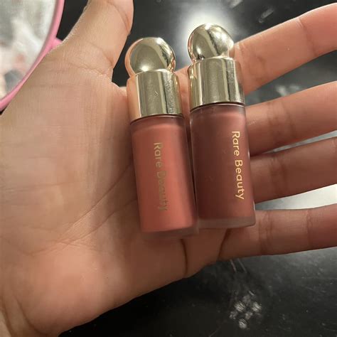 Rare beauty blush minis Never used msg to buy DO NOT... - Depop