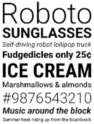 roboto font - SprunWorld