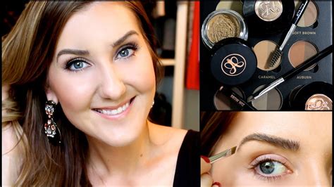 Natural, Defined Brow Look (ANASTASIA): Dipbrow, Powder, Pencil - YouTube