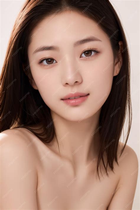 Premium Photo | Portrait of a beautiful nude Japanese woman with