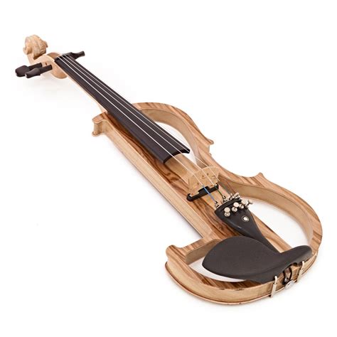 Electric Violin by Gear4music, Natural - Nearly New at Gear4music