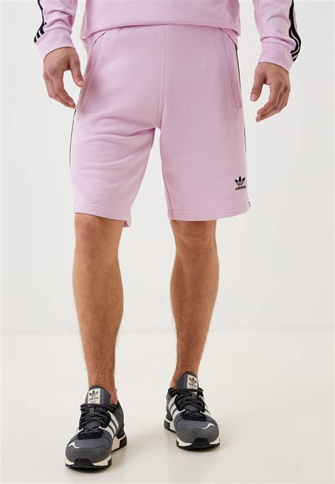 Шорты спортивные adidas Originals 3-STRIPE SHORT, цвет: розовый ...