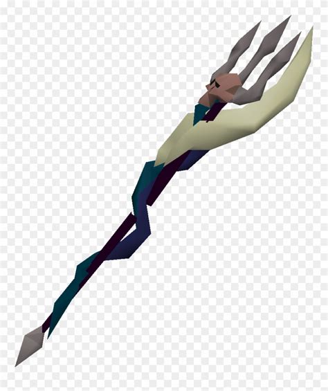 Osrs Uncharged Toxic Trident - Trident Of The Swamp Osrs Clipart (#4145604) - PinClipart