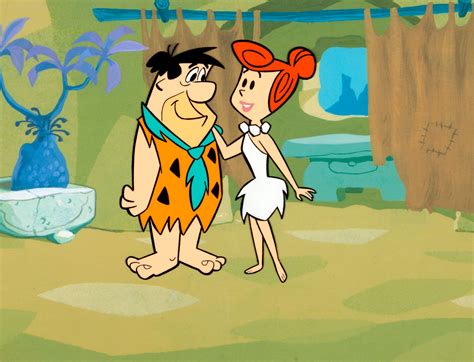 The Flintstones Fred and Wilma Publicity Cel (Hanna-Barbera, 1960s