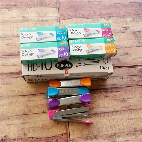 jual stapler max hd  max staples stapler shopee indonesia