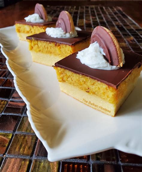Jafa Kocke / Jaffa Cake Squares - The Balkan Hostess