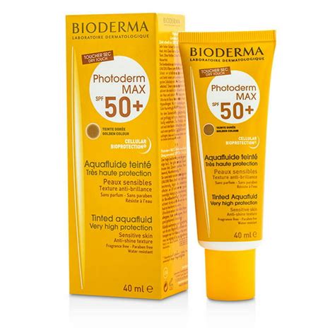 Bioderma Photoderm Max SPF 50 Aquafluid Golden Colour 40ml - Walmart ...