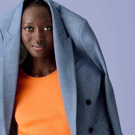 O'Hara Boyfriend Blazer - Sharkskin :: Indigo / White – M.M.LaFleur