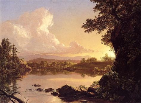 Scene on the Catskill Creek, New York by Frederic Edwin Church – Artchive