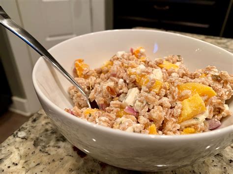 Farro Salad With Butternut Squash & Goat Cheese | finding time for cooking