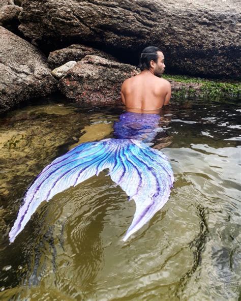 Merman Who Is Putting Years Of Bullying Behind Him As He Swims Happily ...
