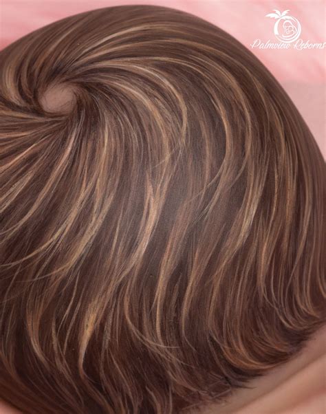 Reborn painted hair - back | Hair, Hair painting, Doll clothes