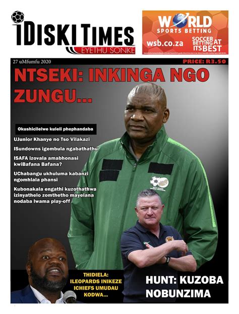 iDiski Times - isiZulu-October 27, 2020 Magazine