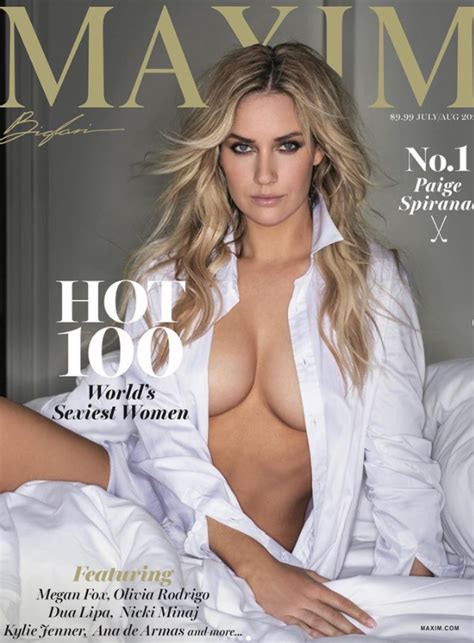 Paige Spiranac named the sexiest woman alive in Maxim's 2022 'Hot 100 ...