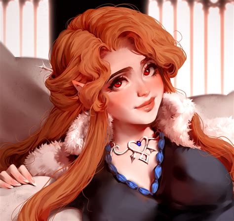 ArtStation - Lenore (Castlevania), Lera Pi Anime Redhead, Redhead Art