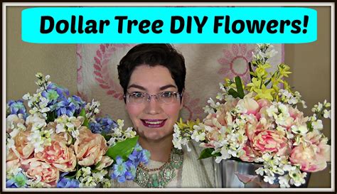 dollar tree fake flowers 11
