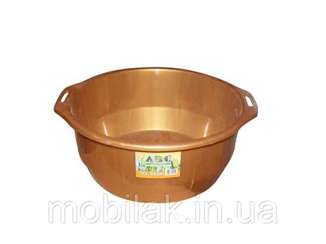 Купить Таз 10л з ручками гірчичний ТМ ABC, цена 67 ₴ — Prom.ua (ID ...