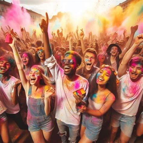 Premium Photo | Holi Celebration