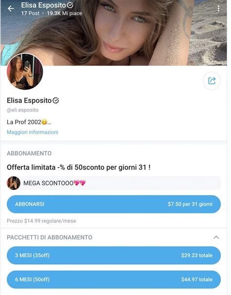 Elisa Esposito insultata per aver aperto un profilo OnlyFans: "Fate