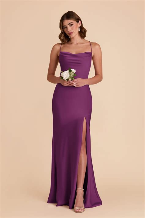 Purple Bridesmaid Dress Swatches | Birdy Grey