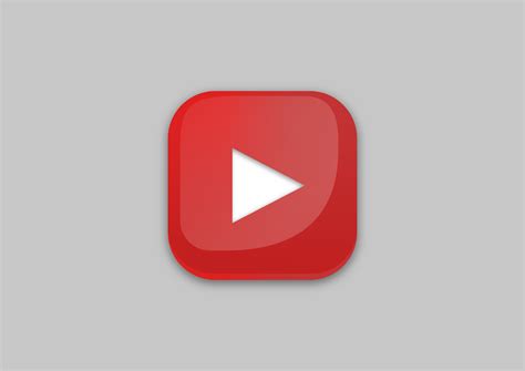 Youtube play button logo drawing free image download