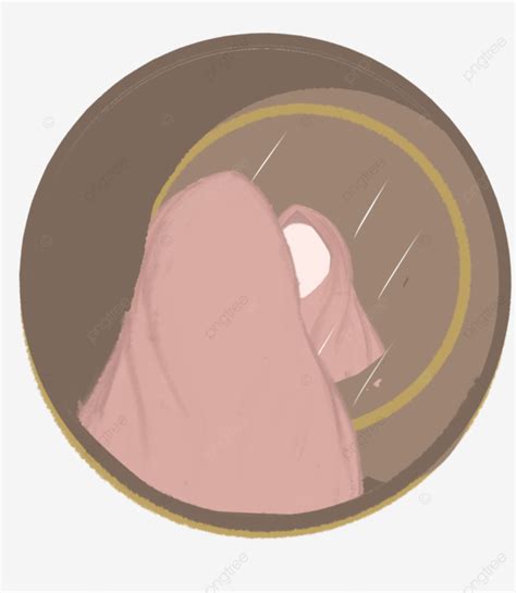 In Front Of The Mirror, Muslimah And Mirror, Mirror, Muslim Woman In ...