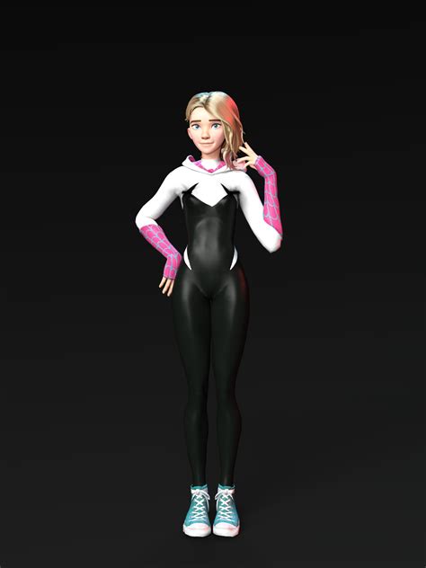 Gwen Stacy (Into the Spider-Verse) by zeneox on DeviantArt