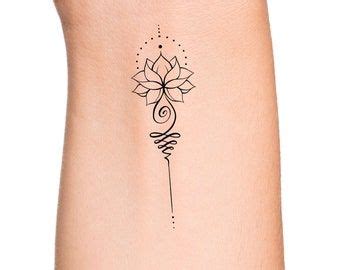 Dragonfly Moon Unalome Temporary Tattoo - Etsy | Hand tattoos, Tattoos ...