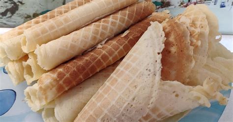 Вафельные рожки для мороженого пошаговый рецепт с фото