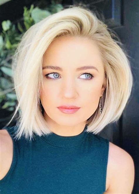 2019 new blonde hair model | Thin hair cuts, Thin hair haircuts