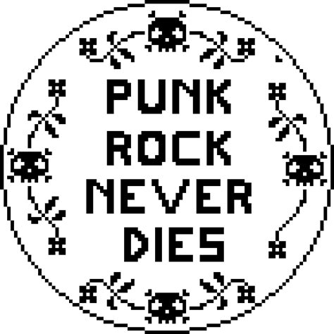 Punk rock never dies PNG
