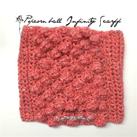 Popcorn Stitch Scarf - Etsy