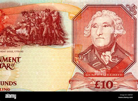 Gibraltar 10 Ten Pound Bank Note Stock Photo - Alamy